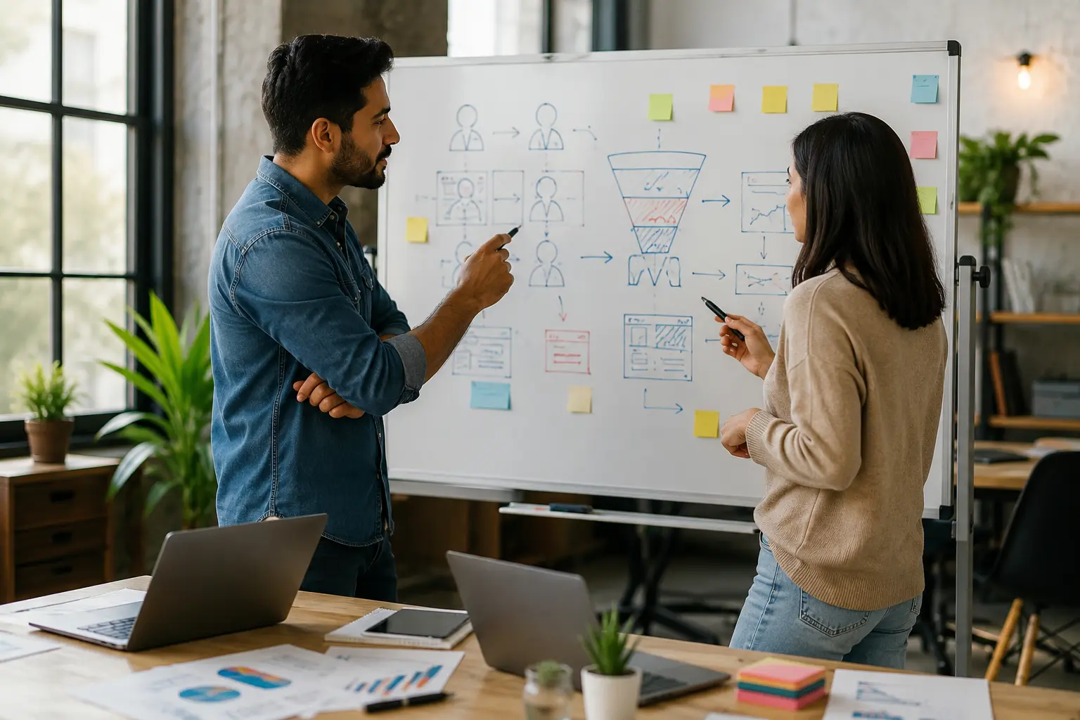 Tow website owners planning Targeted Website Traffic